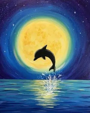 Moonlight-dolphin-dance